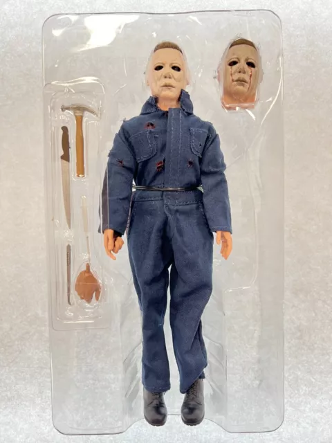 Neca 8" Scale Retro Cloth Michael Myers Halloween 2 Ii Action Figure Loose