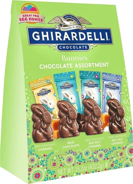 GHIRARDELLI Bunnies Chocolate Assortment, 15.2 Oz bag