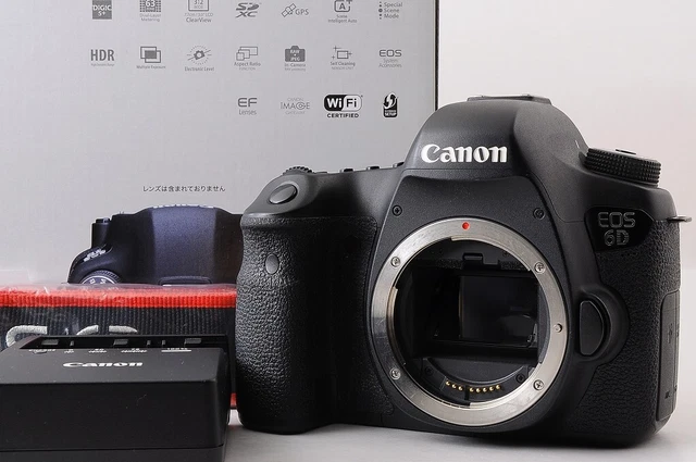 【NEAR MINT+】CANON EOS 6D 20.2MP DSLR WG Model Digital Camera Body IN BOX JAPAN
