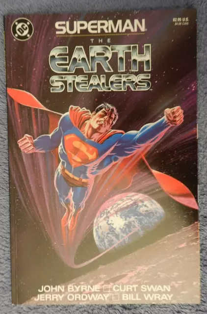 Superman The Earth Stealers Graphic Novel - 1988 DC VF to NM