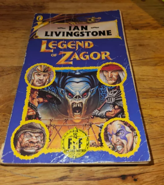 Fighting Fantasy 54 Legend of Zagor Steve Jackson Ian Livingstone 1st Ed Ex Libr