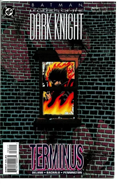 BATMAN Legends Of The Dark Knight #64 DC Comics TERMINUS NM 1995