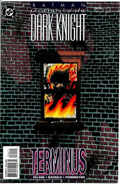 BATMAN Legends Of The Dark Knight #64 DC Comics TERMINUS NM 1995