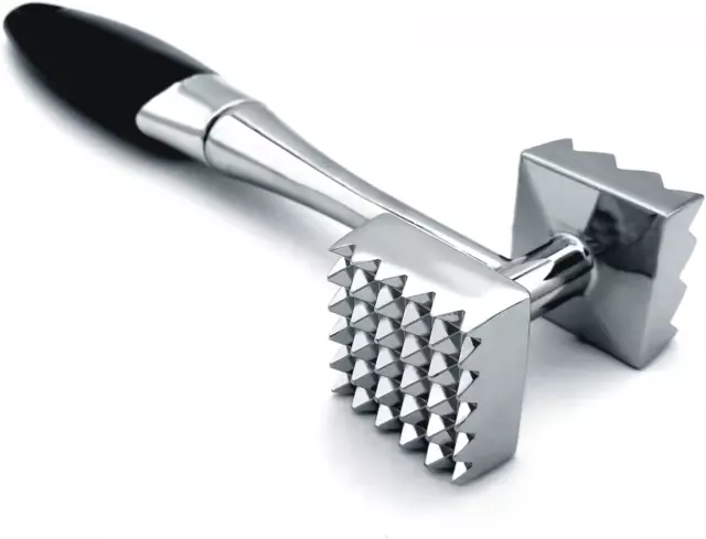 Meat Tenderizer, Dual-Sided Nails Meat Mallet, Meat Hammer Used for Steak, With