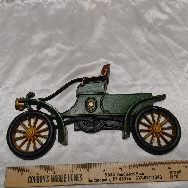 VINTAGE SEXTON Cast Iron Antique Car Wall Decor Plaque $9.99 - PicClick