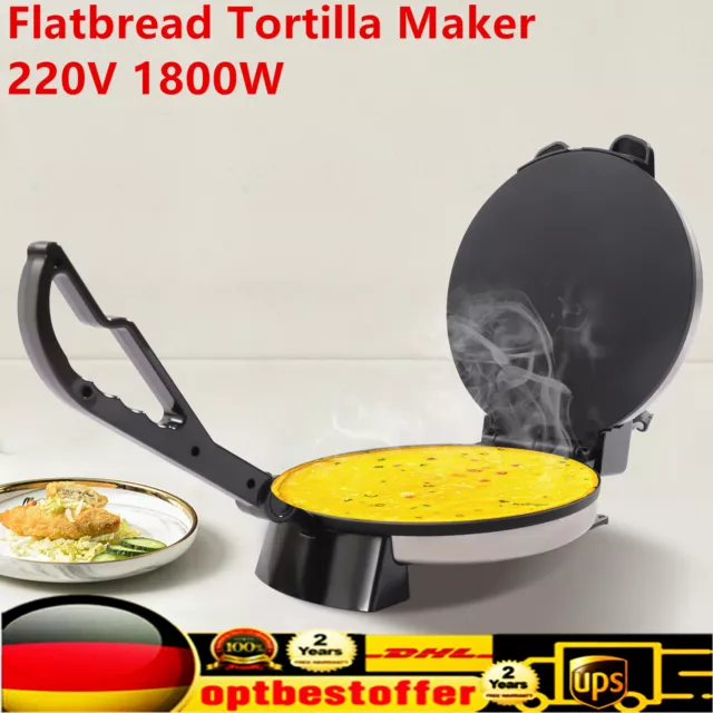Elektrisch Electric Chapati Roti Maker Flatbread Tortilla Maker 220V 1800W