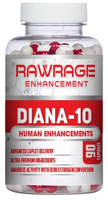RAWRAGE DIANA-10 Ultimate Size Gain Formula BESTES MUSKELAUFBAUENDES...