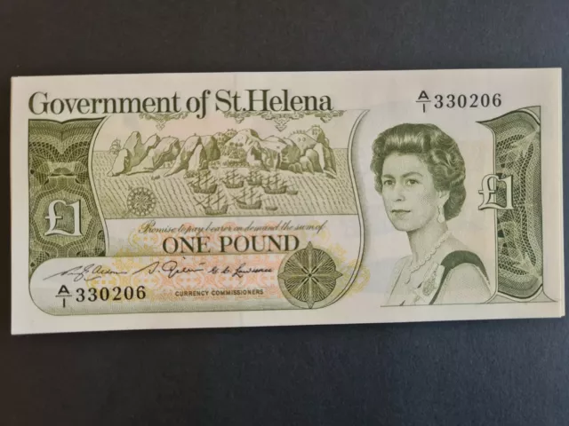 GOVERNMENT OF ST HELENA 1 POUND Prefix A/1 P9 1 note UNC (Lot #072)