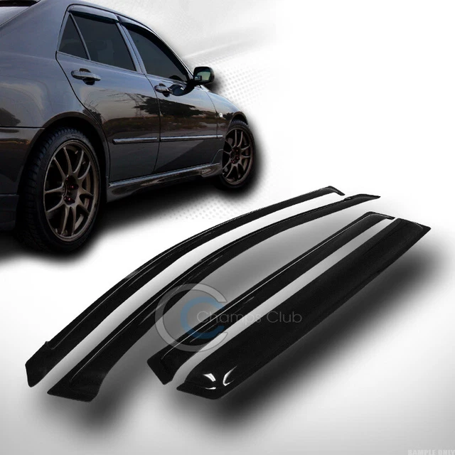 Sun/Rain Guard Smoke Vent Shade Deflector Window Visor For 06-12 Toyota Rav4 SUV