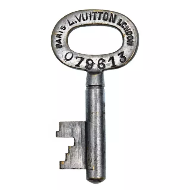 Antique LOUIS VUITTON Steamer Trunk Key Code '079613'  Pre-1931 1⅝" - ref.k467