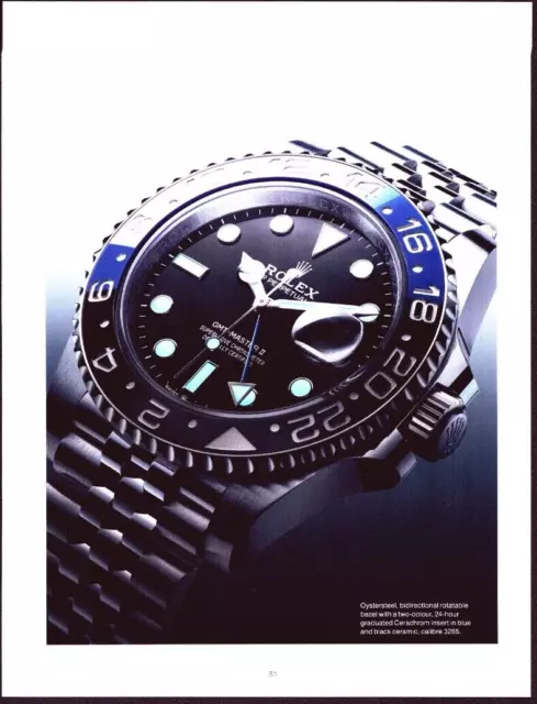 2022 Print Ad Men's Watches Rolex GMT Master II