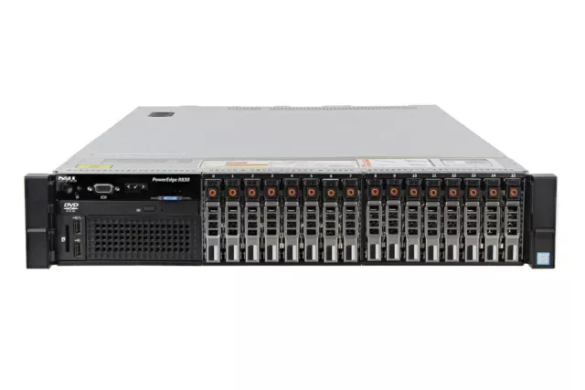Dell PowerEdge R830 - 4 CPU E5-4620 V4 2,1 GHz, 128 GB RAM, 16 x 1,2 TB dischi rigidi SAS