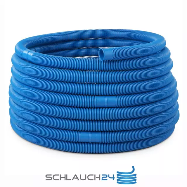 Schwimmbadschlauch Poolschlauch Saugschlauch Solarschlauch 38mm blau 1,5-100,5m