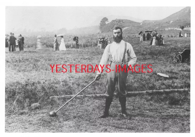 Postal Hammer Thrower at Highland Games Glenelg Bob Charnley (C726)