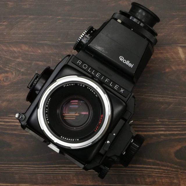 ROLLEIFLEX SL 35 E + PLANAR F1.8 50Mm + ROLLEINAR F2.8 35Mm