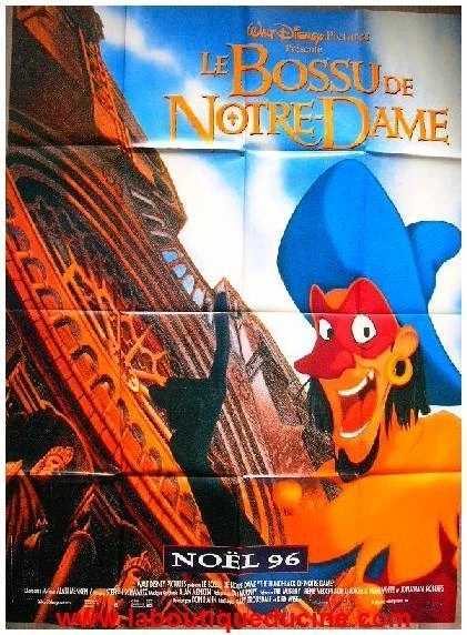 Poster Le Bossu De Notre-Dame – Affiche Vintage 40x60cm – PostersAndCo – Neuf
