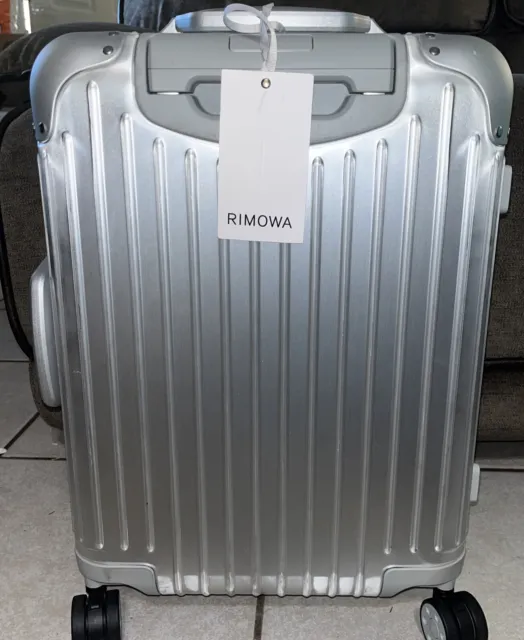 Rimowa x Christian Dior Cabin Travel Carry Suitcase 33L 2-3 Days Silver TSA
