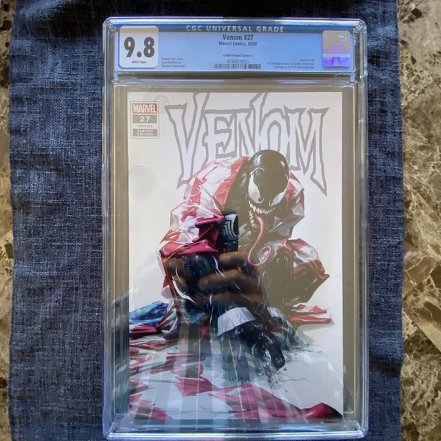 Marvel Comics VENOM #27 **CGC of 9.8/ Crain Variant Cover A/ 1st app of Codex**