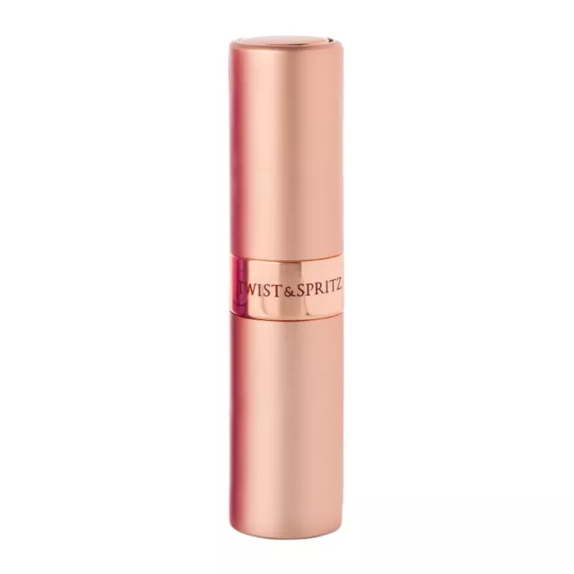 Twist and Spritz Atomiser Rose Gold 8Ml Refillable Travel Spray