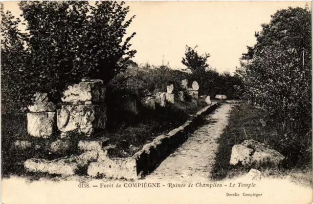 CPA Compiegne- La Foret, Ruines de Champlieu, Le Temple FRANCE (1008938)