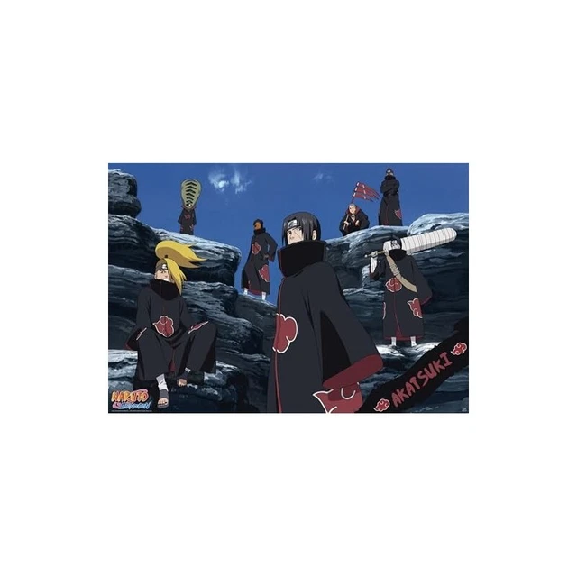 Poster Naruto Shippuden - Gruppo Shippuden #1 - 52x38 Cm - Carta Laminata Alta Qualità