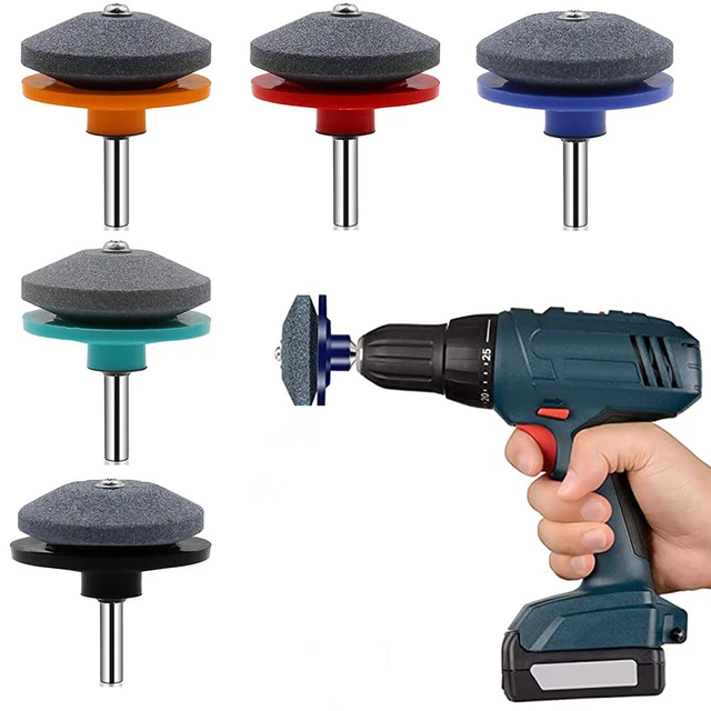 5 x coltelli trapano affilatrice tosaerba lama più veloce affilatore levigatura giardino SH