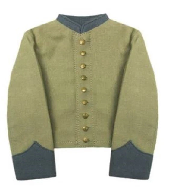 1/6 Battle Gear Toys Shell Jacket 491 03 - Cavalerie Confédérée Guerre De Sécession