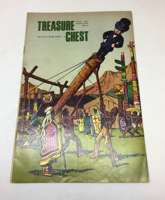 1967 Treasure Giropetto Voltaggio 23 #4~ Abraham Lincoln Totem, BRONCO Nagurski,