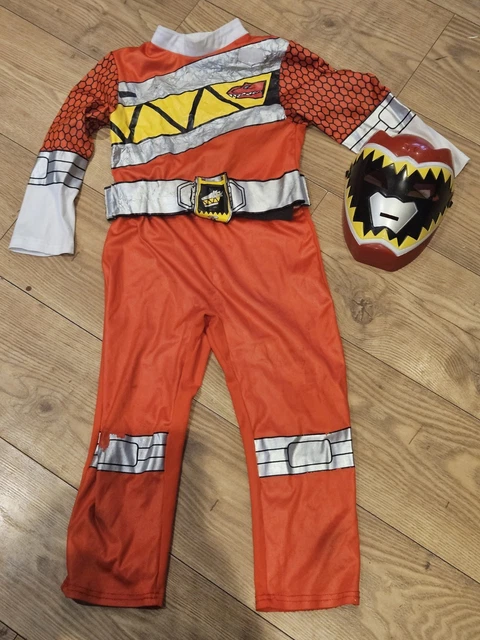 Power Rangers Kostüm Für Kinder – Dino Fury Blau, Mit Kapuze, Für Halloween & Mottoparty