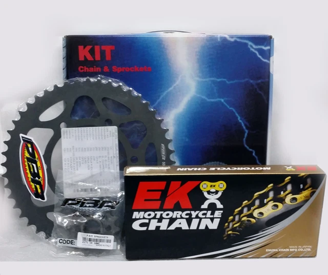Caltric Drive Chain & Sprockets Kit For Honda CBR600RR 2003-2006 – 120-Link Chain With 16T/43T Sprockets