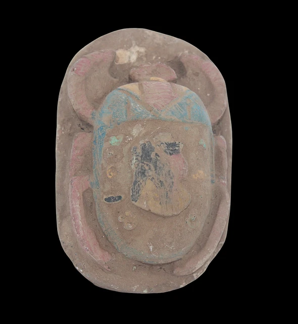 RARO ANTIGUO EGIPCIO FARAÓNICO ANTIGUO Reina Cleopatra Escarabajo -...