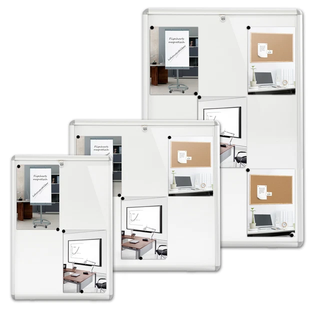 Schaukasten Premium - 1xDIN A4, 2xDIN A4, 3xDIN A4, 4xDIN A4, 6xDIN A4, 9xDIN A4