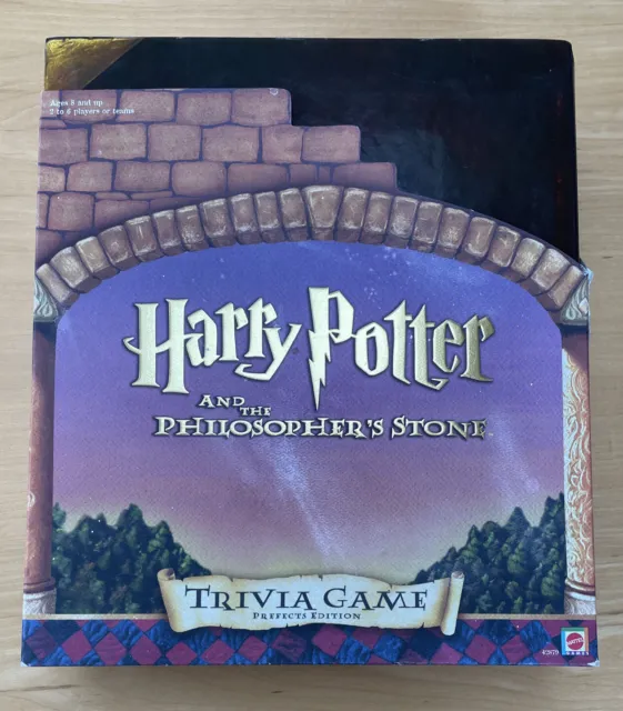 Harry Potter and the Philosopher's Stone Trivia Board Game Prefects Edition 2000