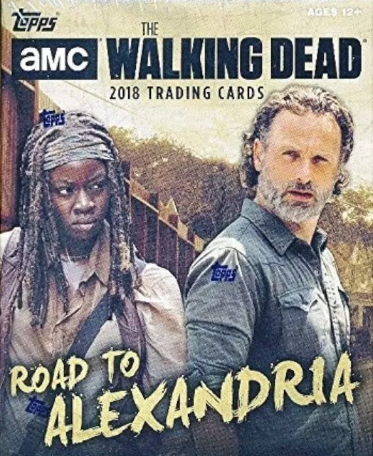 Walking Dead Road to Alexandria Topps 2018 autógrafo automático selección de reliquias