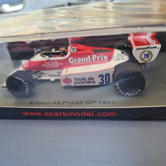 Modèle Réduit 1:43 Spark - F1 Arrows A6 #30 - GP D'Allemagne 1983 - Thierry Boutsen - S5791