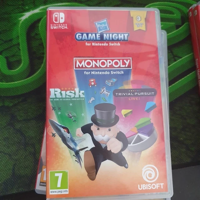 HASBRO GAME NIGHT Monopoly/Risk/Trivia Pursuit Nintendo Switch *2