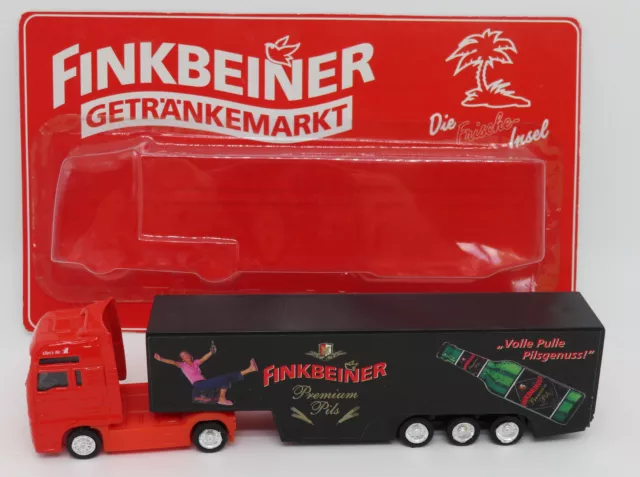 GRELL HO 1/87 CAMION REMORQUE TRUCK TRAILER MAN TGA FINKBEINER GETRÄNKE occasion