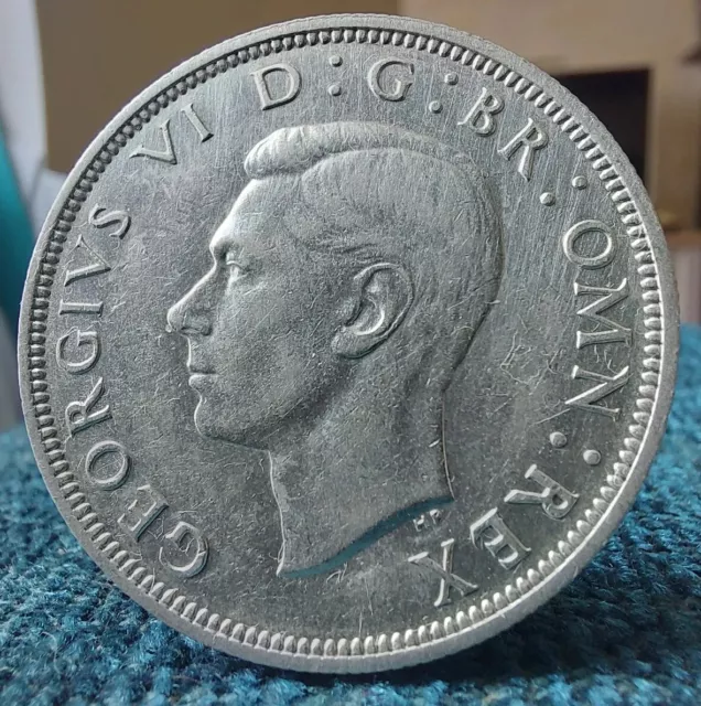 1941 King George VI Silver Halfcrown Uncirculated Perfect Lustre Mint 2