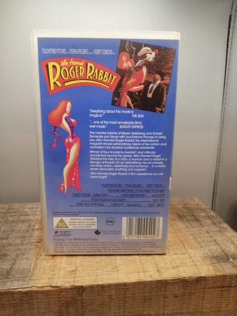 WHO FRAMED ROGER Rabbit [VHS] [1988] [VHS Tape] £7.00 - PicClick UK