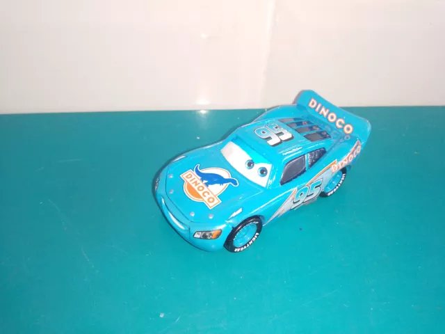 BAC7 voiture en métal Mattel Cars Disney Pixar flash mcqueen pneu flanc  blanc
