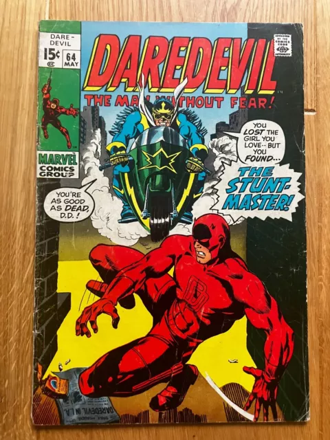 Daredevil #64  (1970) VG  silver-age