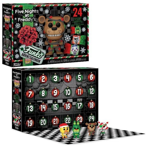 FIVE NIGHTS AT Freddy's 2023 Funko Pocket Pop! Holiday 24 Day Advent