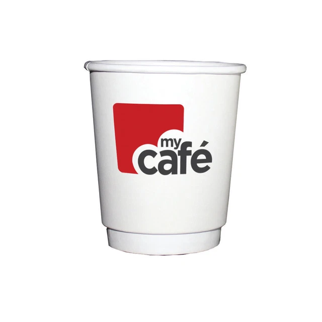 Mycafe 8oz Double Wall Hot Cups Pack of 500 HVDWPA08V