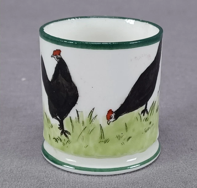 Hammersley Black Cockerel Pattern Miniature Bone China Mug Circa 1912-1939