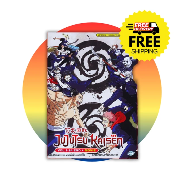 DVD JUJUTSU KAISEN Sorcery Fight Series 1 24 End Movie 0