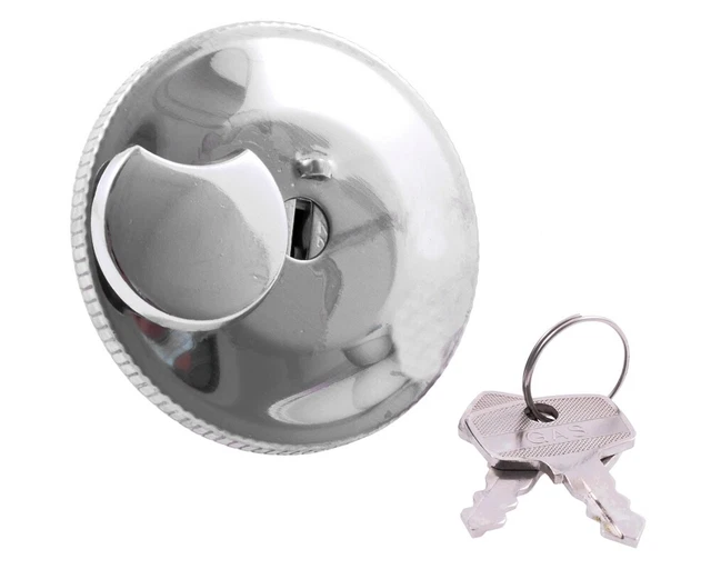 Bouchon de réservoir verrouillable pour Yamaha FS1, Zündapp, Kreidler chromé