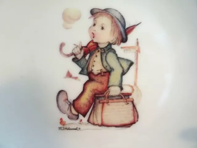 Vintage MJ Hummel Wanderlust The Merry Wanderer 7" Collectible Plate