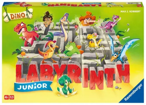 Ravensburger 20980 - Labyrinth Junior Dino, Schiebespiel perfekt für Labyrinth-E