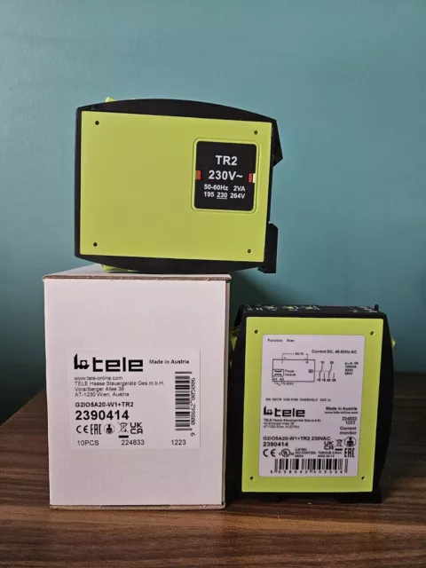 NEW TELE Haase G2IO5A20-W1 AC/DC current monitoring in 1-phase mains