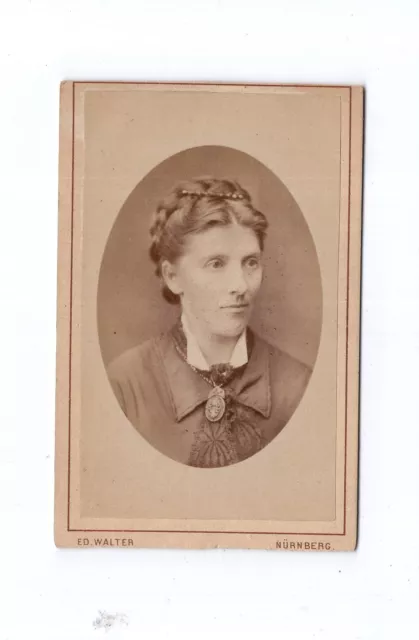 CDV Foto Damenportrait - Nürnberg 1880er